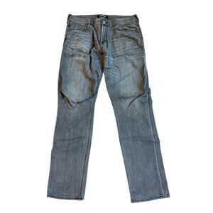 Express Men’s 34x34 Slim Straight 4-Way Stretch Jeans EUC
